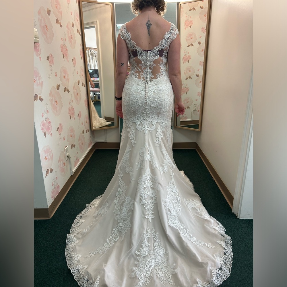 Rebecca Ingram wedding gown- label size 12